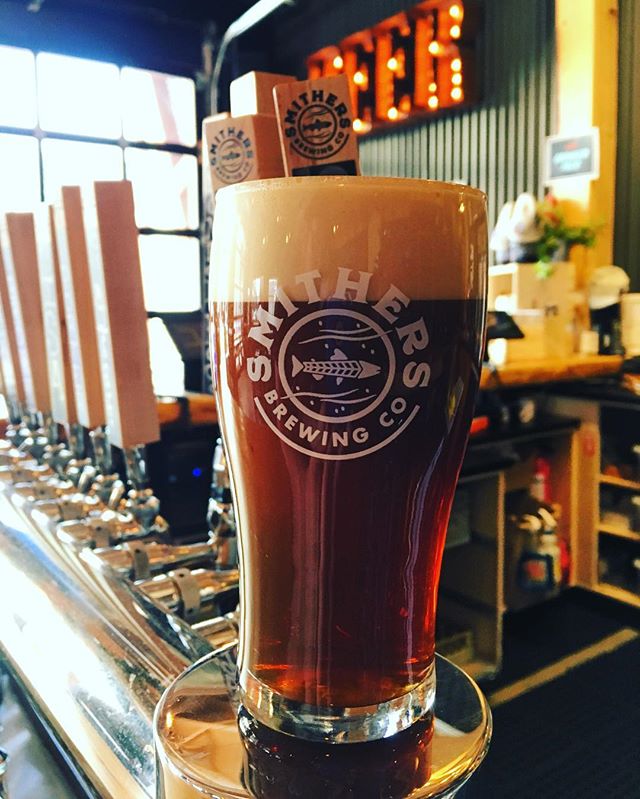 photo by SmithersBrewing caption reads: Boxing Day and New Beer Alert!! London Fog Mild (Nitro) - A classic English-style dark mild with a twist. Brewed with lactose, earl grey tea, and vanilla, it’s the closest thing to a London Fog you can get on draught! 200L only at the brewery! 4% ABV. 
Join us from 2-7 today for a pint and talk about all the presents you plan on re-gifting. 
Also tonight, Deep Sounds Volume 3, with all your favourite local DJ’s. $10 tix and a few left so swing on by! 
#bccraftbeer #boxingday #northernbc #newbeeralert #londonfog #englishmild #holidays #tistheseason #beer #brewerylife