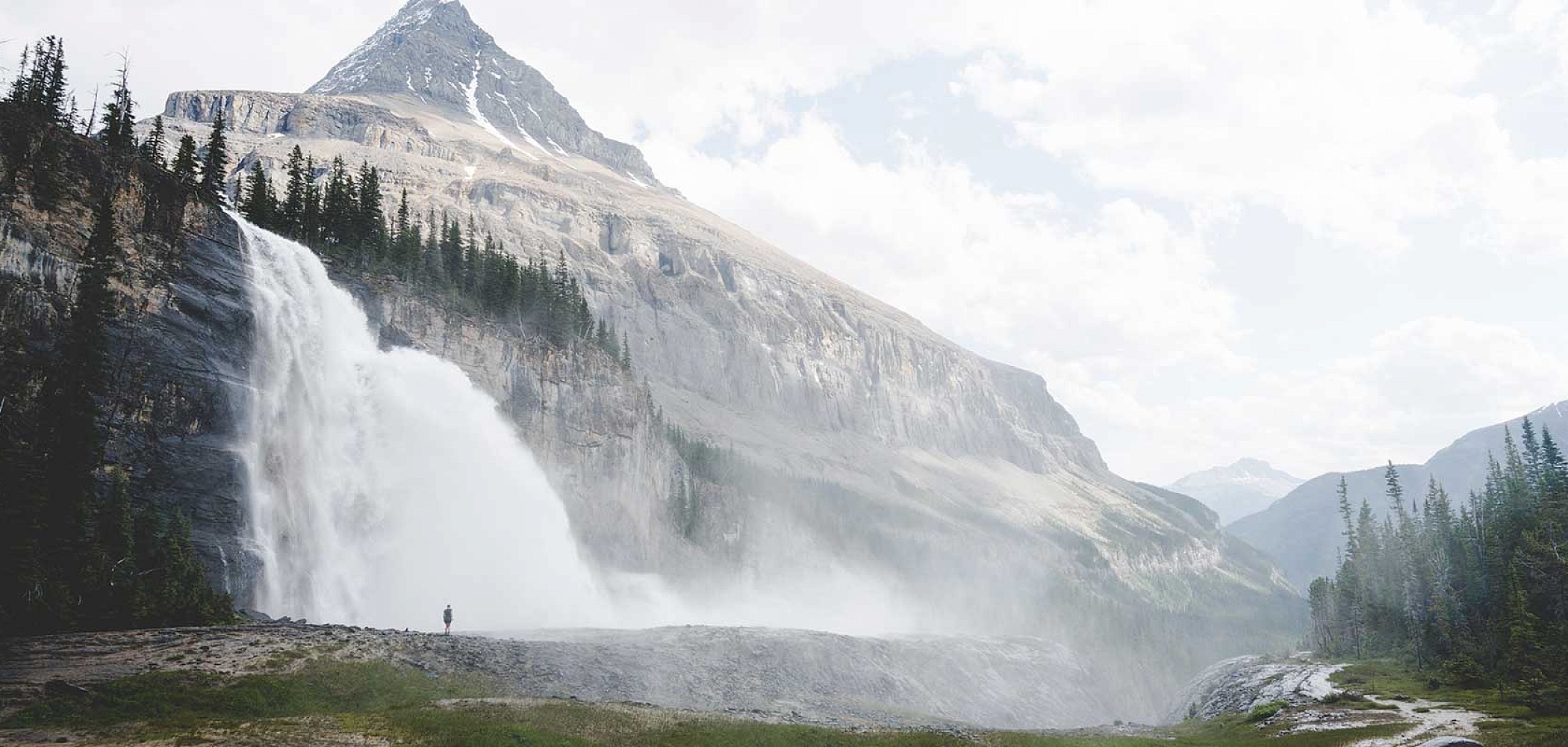 Emperor Falls in Mount Robson Provincial Park.